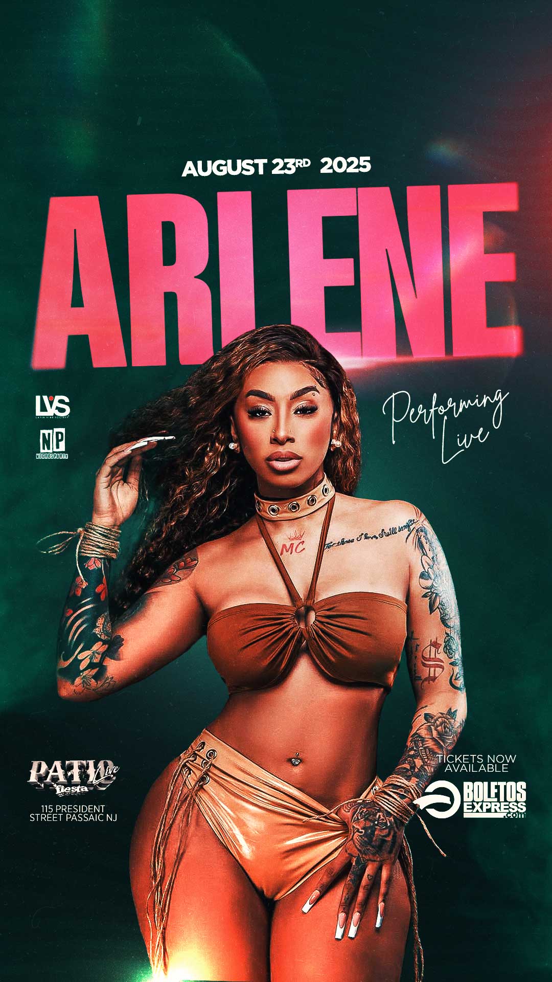 Buy tickets for Arlene MC @ Fiesta - Sat Aug 23rd Arlene MC @ Fiesta - Sat Aug 23rd