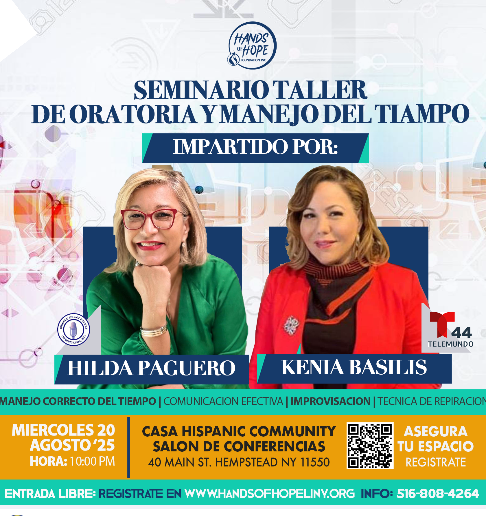 Seminario de Oratoria y Manejo del Tiempo